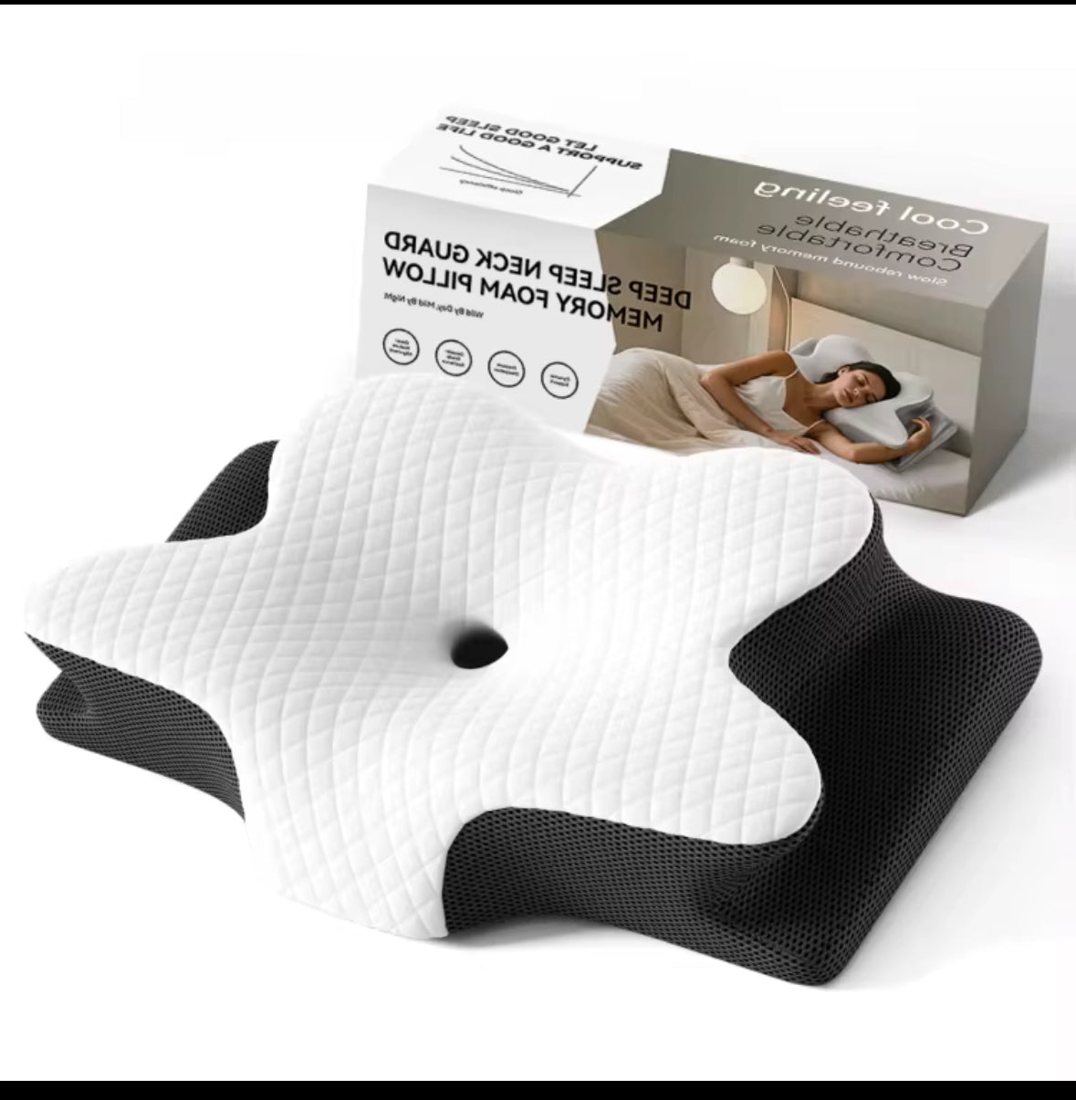 Almohada cervical de espuma viscoelástico