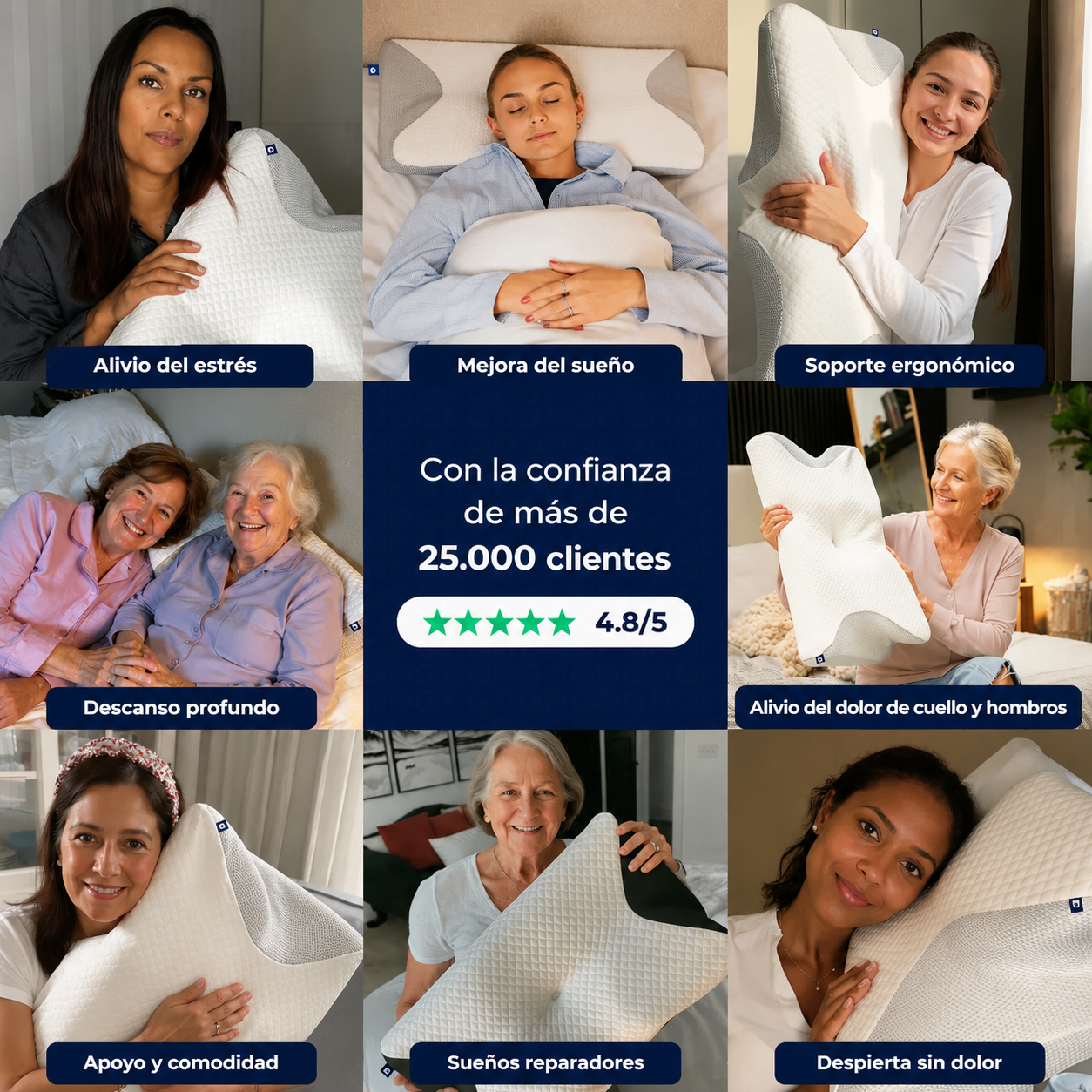 Almohada Cervical Ergonómica